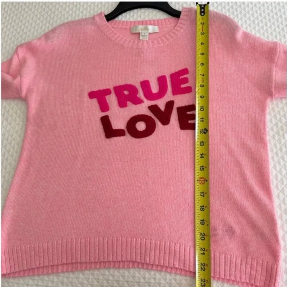Lilly Pulitzer Pippy Sweater True Love Conch Shell Pink Small - Picture 12 of 15